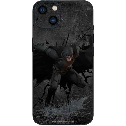 DC Comics Batman The Dark Knight Action pose iPhone 14 Plus Skin